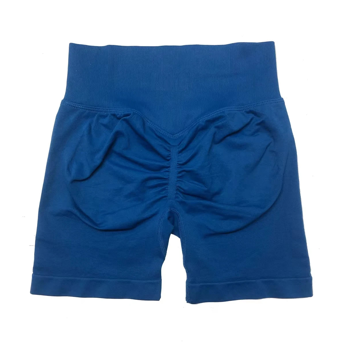 Short dynamique 4,5' Short de yoga sans coutures Scrunch Bum Short de gym côtelé à taille haute Short de motard d'entraînement très extensible