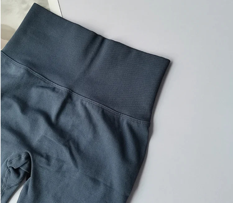 Short de yoga sans couture d'été, short d'entraînement taille haute pour femmes, leggings de gymnastique sexy pour le contrôle du ventre, short de course respirant