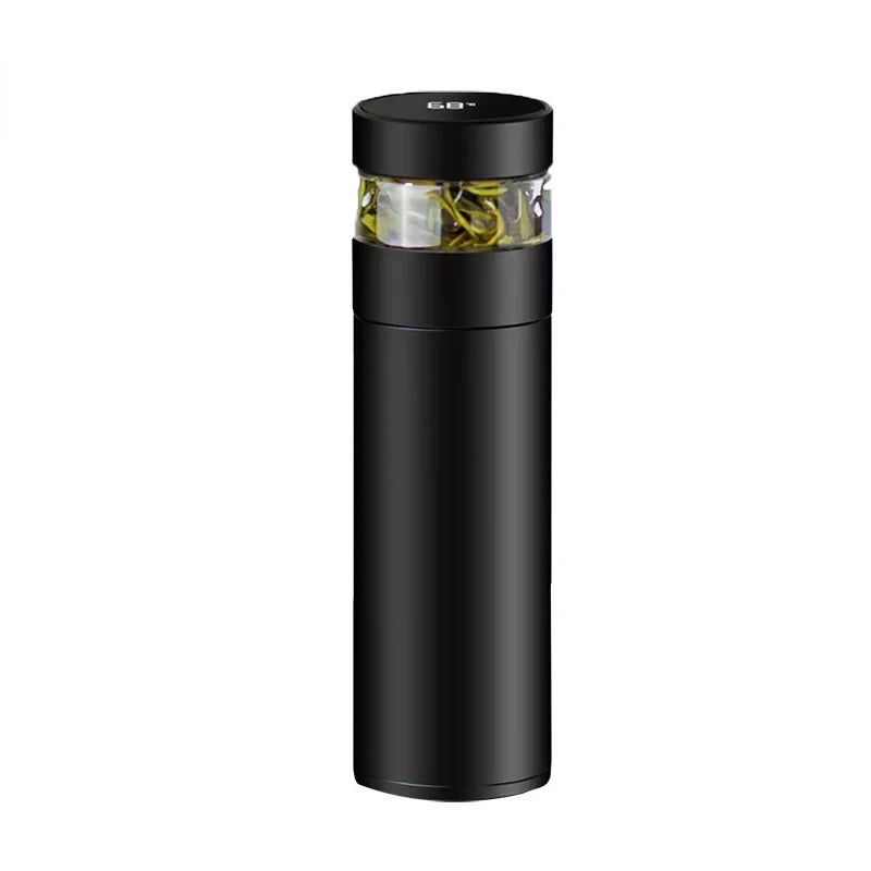 Tasse à thé isolée intérieure 304, séparation intelligente de l'eau du thé, tasse à thé de bureau haut de gamme en acier inoxydable