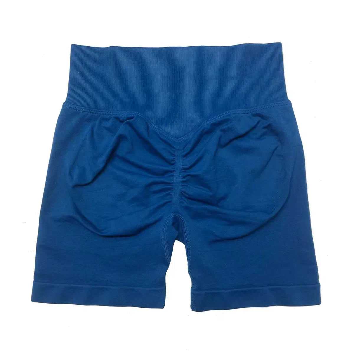 Short dynamique 4,5' Short de yoga sans coutures Scrunch Bum Short de gym côtelé à taille haute Short de motard d'entraînement très extensible