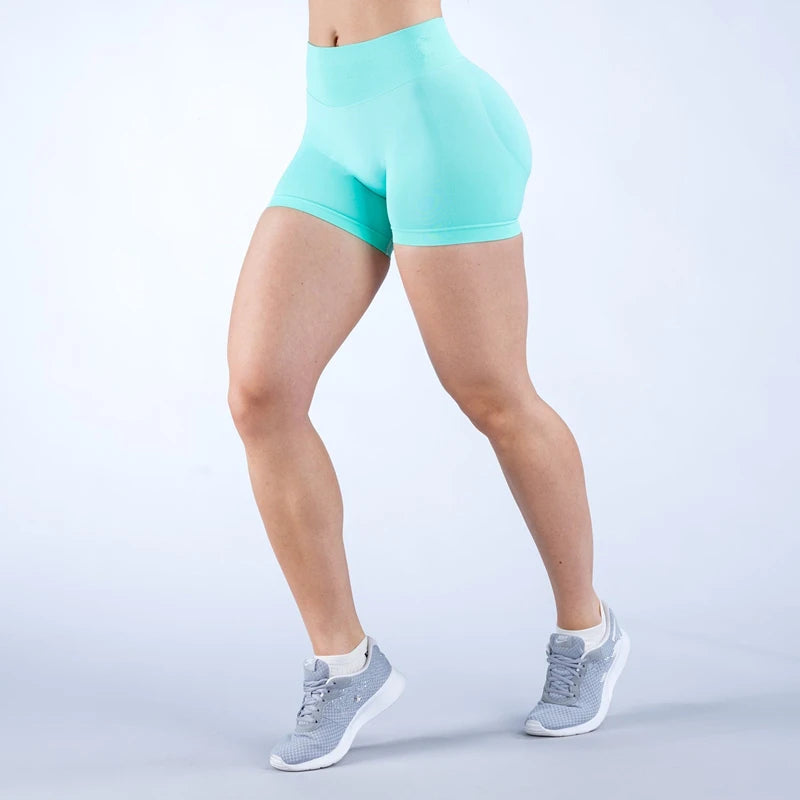 Short de course à impact Gym Short Scrunch Butt pour femme Short de cyclisme pour motard Leggings sans couture Short de yoga athlétique sexy