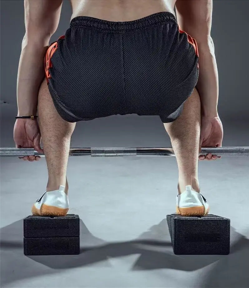 Lot de 3 cales de squat réglables et antidérapantes pour squat, rampe de soulevé de terre, cale pour mollets, planche inclinée, force pour squat, soulevé de terre