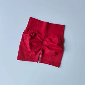 Short de sport de levage de hanche de pĂȘche pour femmes taille haute et taille resserrĂ©e amincissante course Ă pied hanche sĂ©chage rapide pantalon serrĂ© Ă trois points