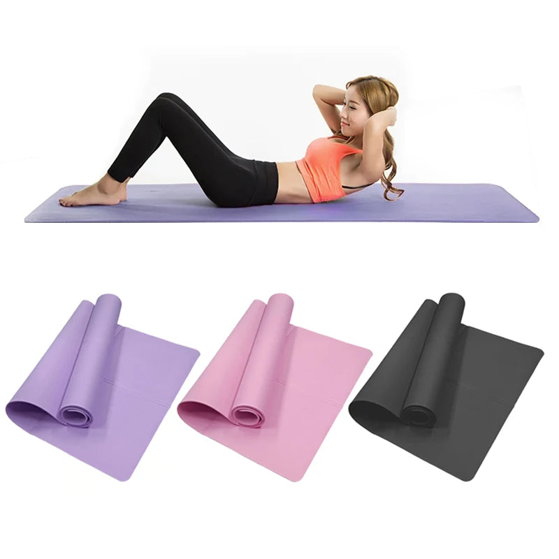 Tapis de yoga antidérapant en EVA de 4 mm d'épaisseur pour le sport, le fitness, le yoga, la gymnastique