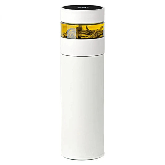 Tasse à thé isolée intérieure 304, séparation intelligente de l'eau du thé, tasse à thé de bureau haut de gamme en acier inoxydable