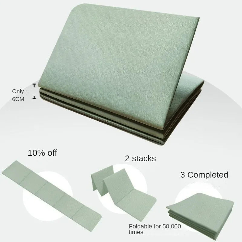 Tapis de yoga pliable