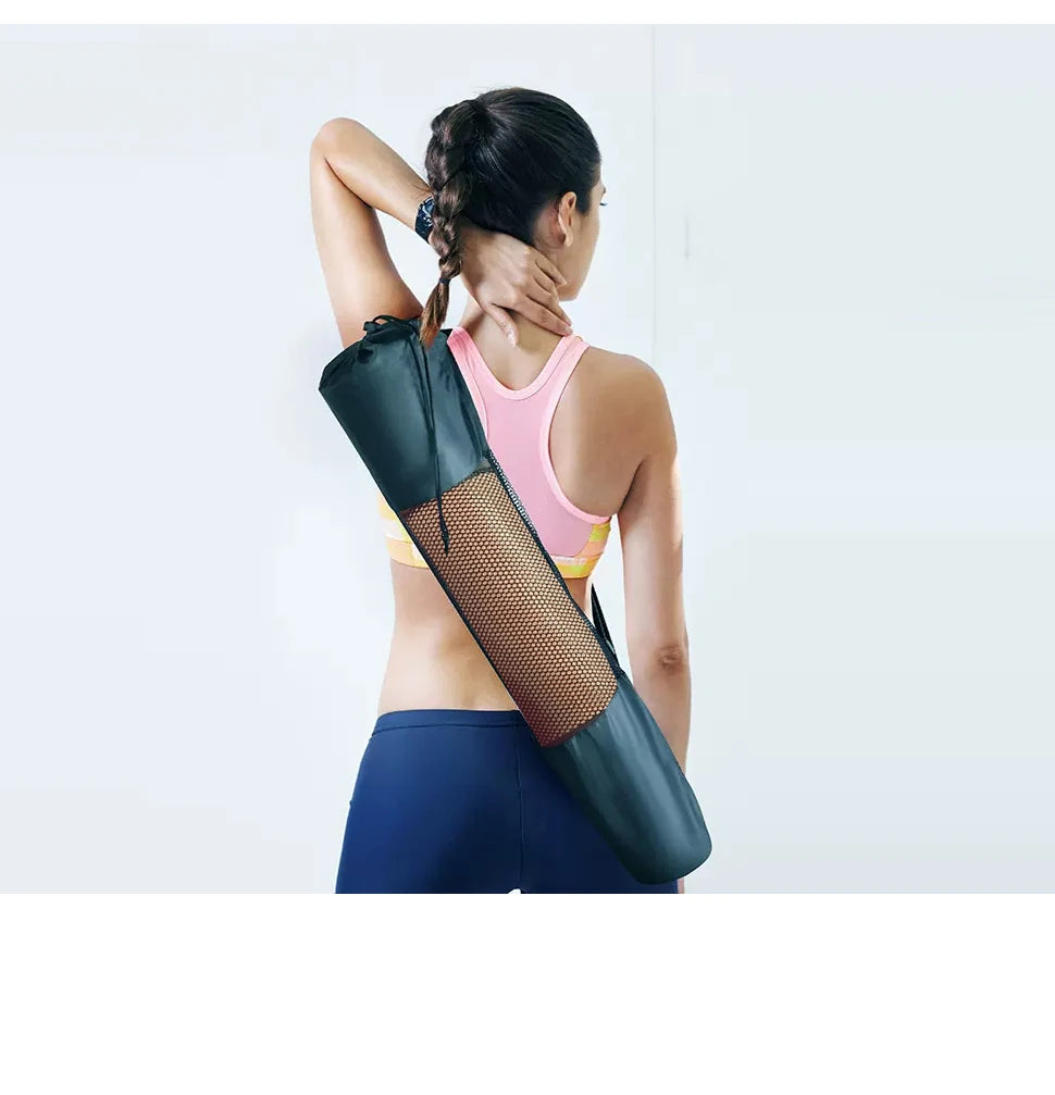 WESTTUNE Tapis de yoga antidérapant et respectueux de l'environnement, tapis de fitness, pilates, anti-déchirure, avec sangle de transport et sac pour femme