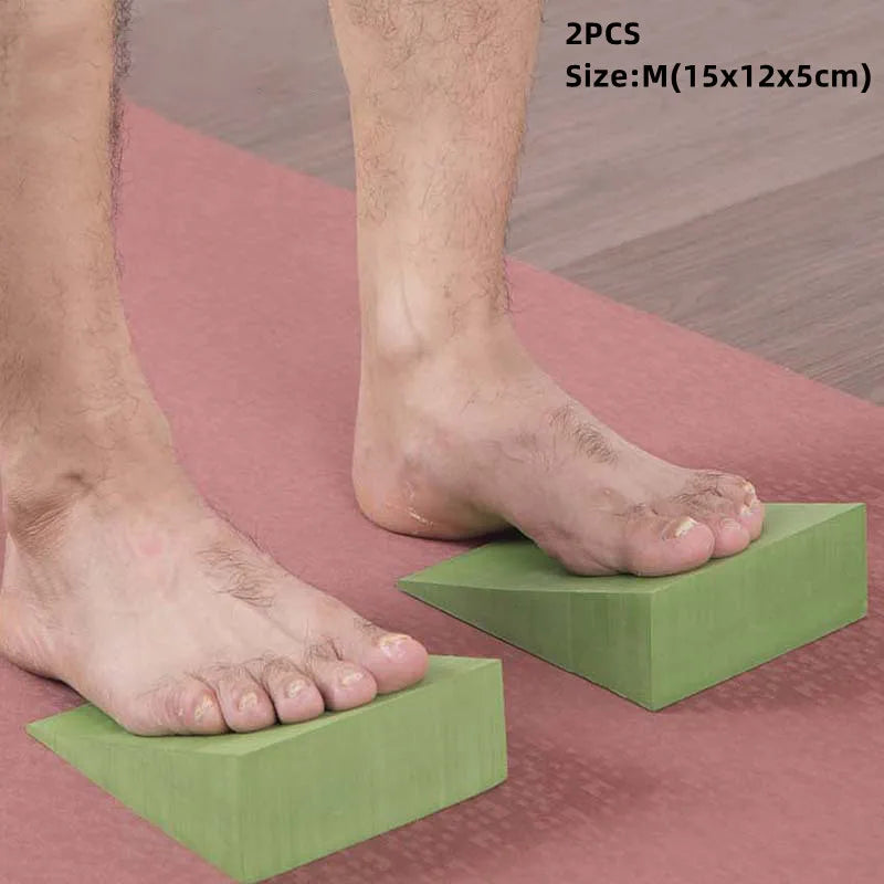 Planches inclinées pour étirements de yoga Blocs de cale de yoga EVA Planche inclinée pour squat Étirement des pieds Exercice de force Planche inclinée Pilates