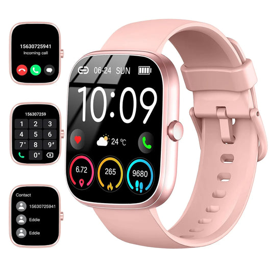 Montre intelligente, montre intelligente 1,91" (répondre/passer un appel), tracker d'activité étanche IP68, plus de 110 modes sportifs, surveillance de la fréquence cardiaque et du sommeil