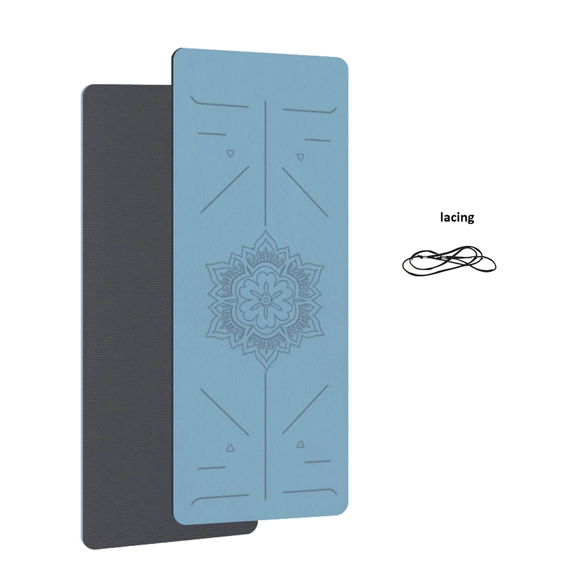 Tapis de yoga TPE Tapis de sport antidérapant pour fitness à domicile