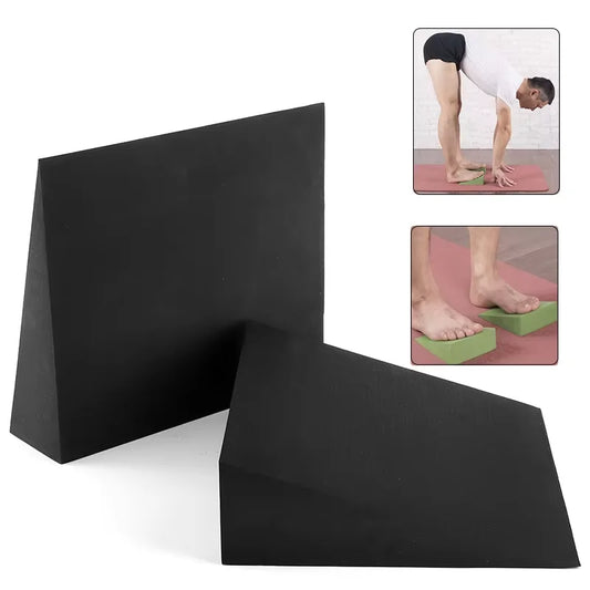 Planches inclinées pour étirements de yoga Blocs de cale de yoga EVA Planche inclinée pour squat Étirement des pieds Exercice de force Planche inclinée Pilates