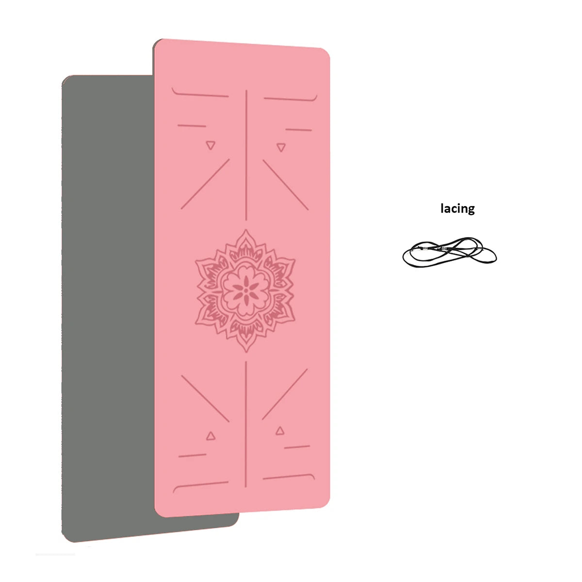 Tapis de yoga TPE Tapis de sport antidérapant pour fitness à domicile