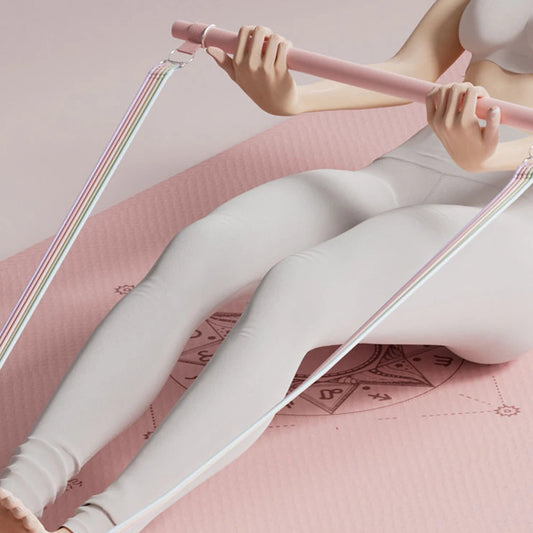 Ceinture élastique de fitness pour femmes, bande de résistance tonifiante portable pour la tonification de la salle de sport à domicile