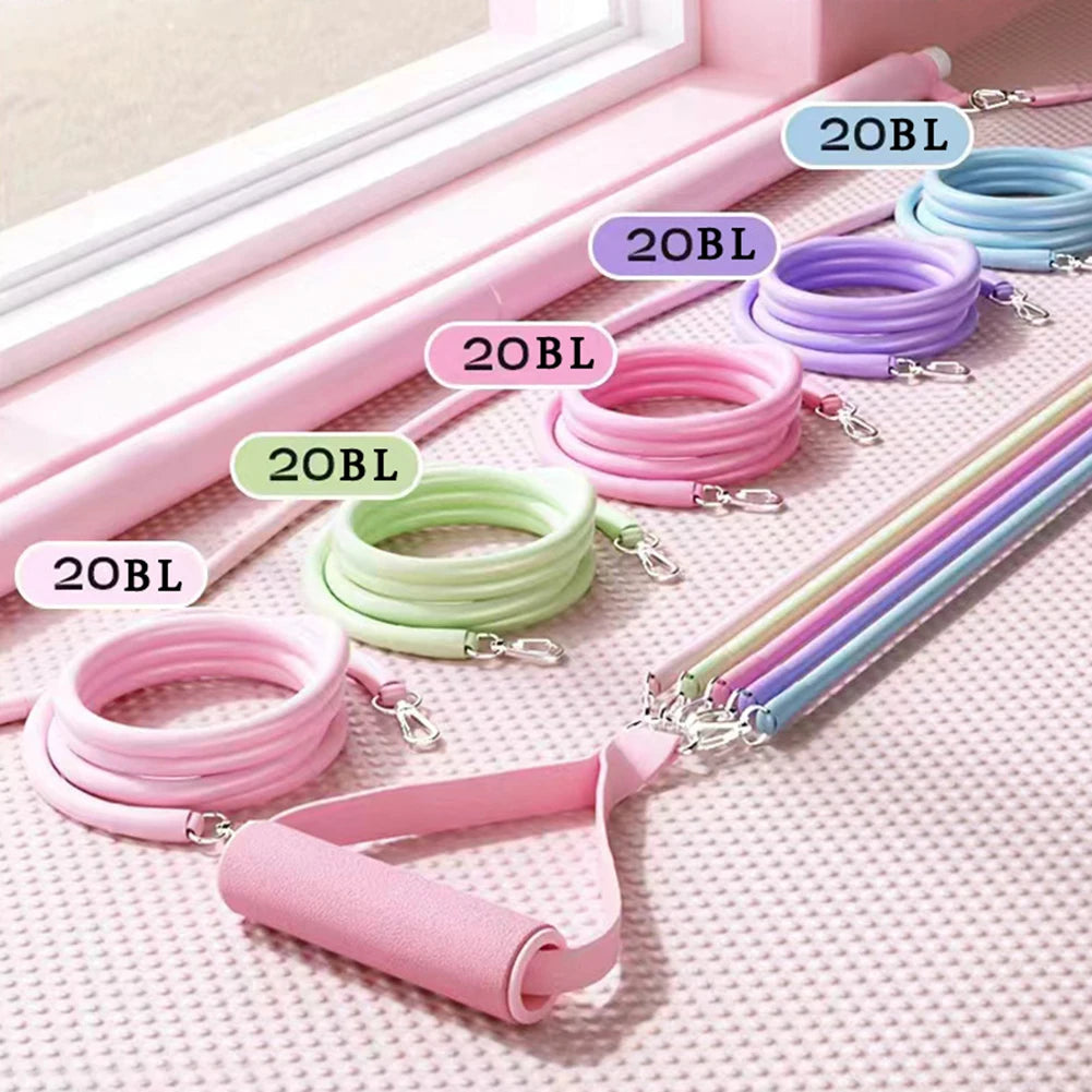 Ceinture élastique de fitness pour femmes, bande de résistance tonifiante portable pour la tonification de la salle de sport à domicile