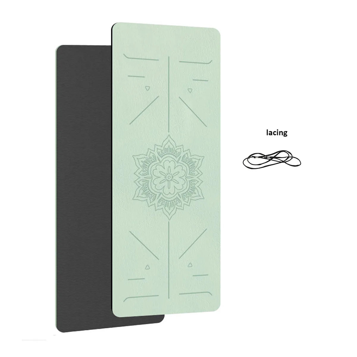 Tapis de yoga TPE Tapis de sport antidérapant pour fitness à domicile